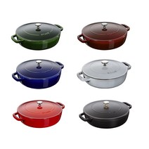 STAUB 스타우브 시스테라 전골냄비 28cm, 그레나딘(관부가세 미포함)