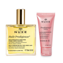 눅스 윌 프로디쥬스 멀티 드라이 오일 50ml + 플로럴 샤워젤 30ml 세트, 1세트