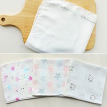[무루땅콩기저귀] [무루]출산준비 손수건 세트, 캐릭터손수건:구름, 캐릭터손수건:구름