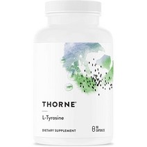 Thorne Research - L-Tyrosine - Amino Acid Supplement to Support Production of Dopamine and Norepinephrine - 90 Capsules