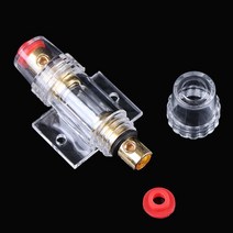 자동차 오디오 수리 퓨즈 홀더 8 게이지 60A 12V 스테레오 회로 차단기 인라인 차량