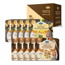 폰타나 그릴드 머쉬룸수프 180g x 5p + 크리미 포테이토 치즈수프 180g x 5p, 7세트