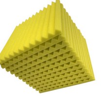 방음판 실내 방음 보드 어쿠스틱 패널 스튜디오 폼 사운드 보호 스폰지 개 흡수 처리, 01. 옐로우, 01. 24개