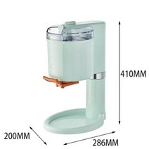 콜라슬러시 220V 기계 아이스크림 완전 자동 미니 과일 메이커 가정용 전기 DIY 주방 어린이 슬러시 롤, [01] Green, [01] 220V, [02] UK