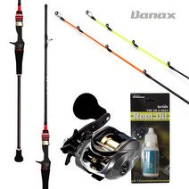 바낙스 낚시세트 이카마스터+히트1릴+릴오일+케미라이트 세트 쭈갑낚시 문어낚시 쭈꾸미 갑오징어, 우핸들 (단품)