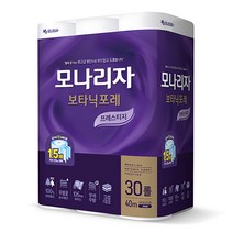 모나리자 보타닉포레 프레스티지 화장지 40m, 30롤, 1개