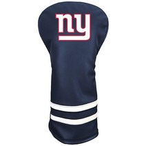 Team Golf NFL 빈티지 드라이버 골프 클럽 헤드커버 (프린트) 폼 피팅 디자인 추가 보호를 위한 플리스 안감이 있는 레트로 디자인 609745, New York Giants
