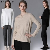 신세계TV쇼핑 [쉬즈미스] 베이직 라운드 니트