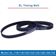 RC 벨트 체인 XL 타이밍 model116XL118XL120XL122XL124XL126XL128XL130XL 톱니 피치 5.08mm 너비 1015mm 풀리용, 1개, 128XL-64T-325.12, 10mm