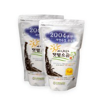 [일본지진이전] 자연숙성 선별 저염도 명품 신안천일염 1kg 2개 (04년/07년/12년산), 2007년산 5kg/1ea