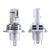 Canbus 팬리스 CSP LED 헤드라이트 전구 아우디 혼다 자동차 오토바이용 헤드램프 하이 및 로우 빔 2X H, 04 H11