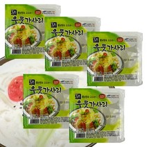 우뭇가사리 420g x 5 (5개) / 우무채 국내산 100% (아이스박스 포장), 5개