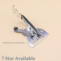 엣지밴딩기 A10/S60 폴더 얇은 패브릭 직각 바이어스 바인더 세트 1-Needle Lockstitch 재봉틀 커브 엣지, 01 Tape Size 24mm