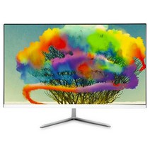 24인치 27인치 75Hz 듀얼모니터 베젤리스 게이밍 컴퓨터 모니터, GD-24H75 SUN SLIM, 화이트, 무결점
