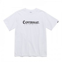 [빠른출고]/커버낫 18S/S AUTHENTIC LOGO TEE 화이트