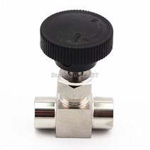 정유량밸브 정수위밸브1/8 "1/4" 3/8 BSP 동등 암나사 SS 304 스테인레스 스틸 유량 제어 니들, 02 1/8