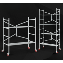조립식비계 이동식 사다리 아시바 작업대, 120x120x60 + 사각 관 패널
