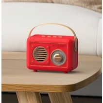 여행용 휴대용 블루투스 스피커 빈티지 네이버 클로바 usb 거실 인공지능 노래방 발렌타인 감성 램프 누구 무드등 레트로 버스킹, 블랙, 단일사이즈