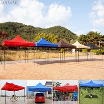 LOHANS 천막 지붕 커버 실내 실외 야외 축제 행사용 바람막이 그늘막 캠핑 테라스 포장마차 옥상, 지붕 3m X 6m, 브라운