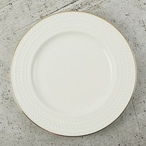 엘림 로렐 골드 원형접시 플레이트 디저트 도자기, 5호