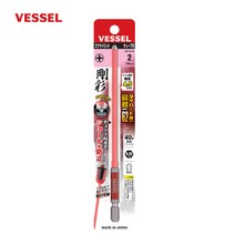 베셀 비트 GSC162150 6.35x2x150mm 단두 엑스하드강 고사이 자석 튜브타입 절연 쇼트방지 십자 드라이버비트
