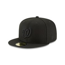 뉴에라 스냅백 MLB [워싱턴 내셔널스] Blackout Basic 59FIFTY Fitted 731202