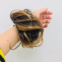 DU004 똥머리 곱창가발 올림머리 19종, 초록브릿지, 1개