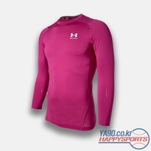 [언더아머] 히트기어 아머 베이스레이어 긴팔 압박 언더티셔츠 524 (핑크 654)