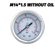 휠캡 tpms 젠더 자동차 휠 프로텍터 락볼트 Y50z 축 수압 게이지 스테인레스 스틸 쉘 스레드 연결 휴대용 진공 압력, 0-10Mpa+08