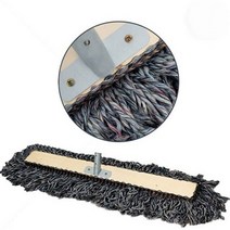 월드크린 색사 강당 걸레 120cm 스틸고정쇠, 1개