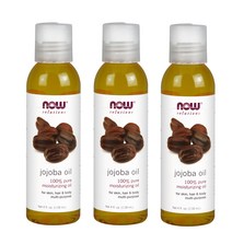 나우푸드 호호바 오일 퓨어 모이스처라이징, 118ml, 3개