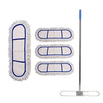 크린메이트 백사 대걸레 60cm 4P + 스텐봉