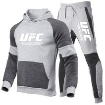 ufc후드집업 머슬핏 트레이닝세트 남성 UFC 헬스 후드 운동할때입는옷 맨투맨 헬스복 기모 짐웨어 운동복