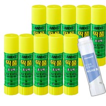 [감동] 딱풀 8g 10개 + 부드러운풀 1P, 10개+증정 1개