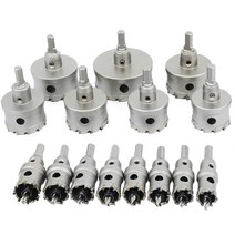 홀쏘 목공용 홀커터 홀쇼 세트 1pc 12-200mm tct 합금 구멍 오프너 구멍 톱 드릴 비트 하드 코발트 스틸 커터 스테인레스 스틸 플레이트 철 금속 절단, 50mm