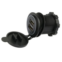 4.2A USB 충전 2포트 카라반 캠핑카 DIY 매립형원형소켓, 충전2포트4.2A, 1개