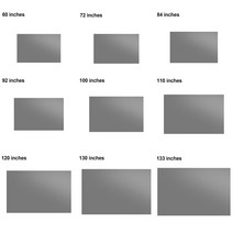 빔프로젝터스크린 야외 전동 100인치 120인치 이동식 4k HD 휴대용 프로젝터 스크린 금속 라이트 커튼 반사 패브릭 천으로 YG300 XGIMI H3 헤일로 Mo Go 샤오미, 3.84 인치