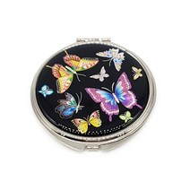 한국기념품 외국인선물 휴대용 자개 손거울 - 나비 Butterfly