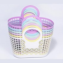 유치원 체험학습 마켓데이 어린이집 미니 시장바구니 4인 놀이 행사 포켓 수련원 학원, 라벤더
