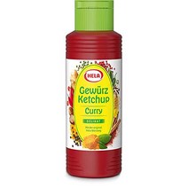 Curry Ketchup mild by Hela Germany in 10 oz bottle, 1