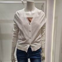 올리비아로렌 [백화점 인기상품] 레이어드 하기 좋은 솔리드컬러 V넥라인 여름여성가디건 VOBBCYM4221
