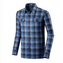 트렉스타 남성용 신축성이 우수한 져지원단 흡습 속건 기능성 남방 셔츠