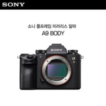 소니 풀프레임 미러리스 알파 A9 BODY