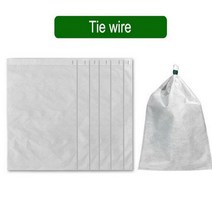 비둘기 퇴치망 조류망 100pcs 과일 보호 가방 안티 버드 정원 drawstring 그물 가방 농업 해충 방제 도구 과일 나무 방지, 18 x 25CM, Tie Wire, 18 x 25CM+Tie Wire