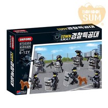 옥스포드 경찰특공대 피규어세트 ST33355, 단일옵션