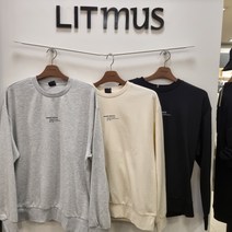 리트머스 캐주얼 오버핏 등판 아트웍 맨투맨 LM3TU670