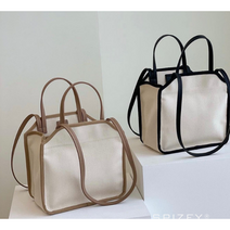 블랙마더 캔버스 방수 텀블러 토트에코백 숄더백