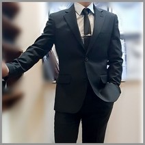 젠틀안트 블랙 제일모직원단 울 싱글 수트 GR-JBLACK 66728EA