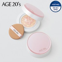 에이지투웨니스 [AGE20s] 클리어 글래스 에센스 톤업 팩트 [본품+리필], 21호 핑크, 선택완료