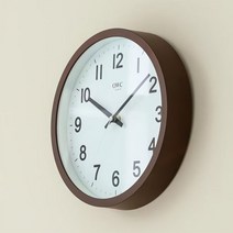 ForU183 벽시계 브라운 250mm 조명 시계 벽 인테리어 오리엔트, 상세페이지 참조
